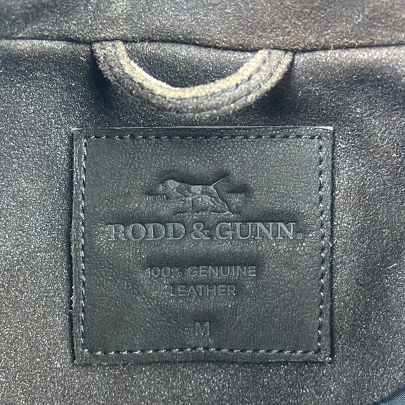 Rodd & Gunn 100% Genuine Leather Silverdale Jacket N192-9 - Picture 4 of 12